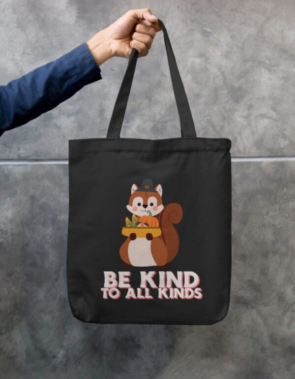 Be Kind Tote Bag Zipper – Eco-Friendly