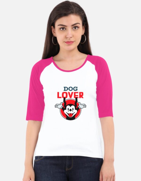 Women's Raglan T-Shirt 🐶 Dog Lover