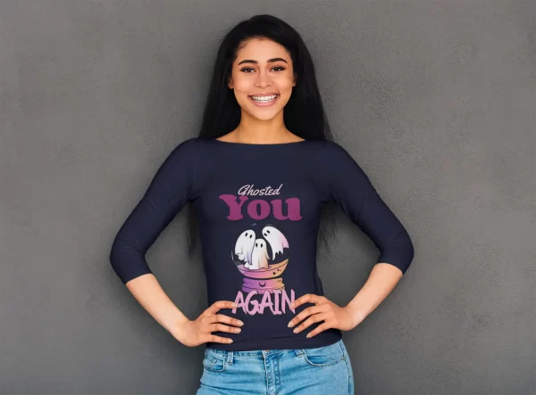 Ghosted-you-again-graphic tee for women