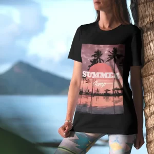 summer camp women t-shirt