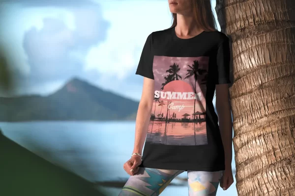 summer camp women t-shirt